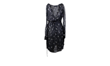 Floral Print Chiffon Dress 