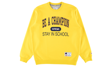 Champion Stay In School Crewneck 