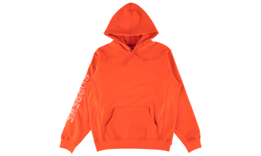 Sleeve Embroidery Hooded Sweatshirt 