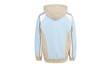 Track Paneled Zip Up Hoodie 