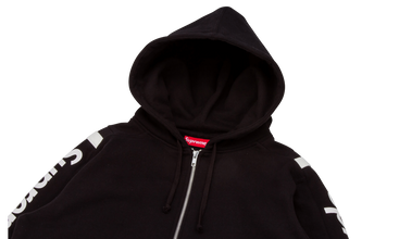 Hooded Track Zip Up Sweatshirt