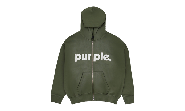 HWT FLEECE FULL ZIP HOODY "Green"