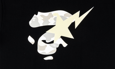 City Camo Ape Face On Bapesta Tee