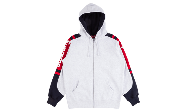 Hooded Track Zip Up Sweatshirt