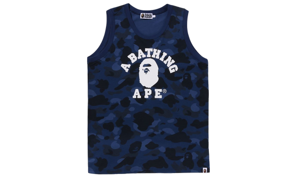 Color Camo College Tank Top "NAVY CAMO"