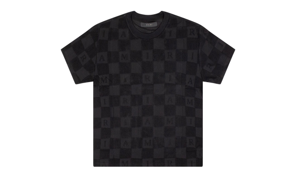 Checkered Towel T-Shirt "Black"