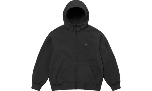 WINDSTOPPER® Zip Up Hooded Sweatshirt "FW 24 Black"