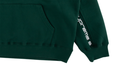Text Stripe Hooded Sweatshirt 