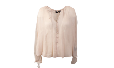 Crinkle Chiffon Blouse 