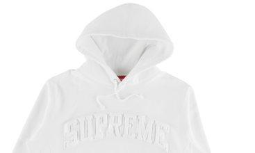Tent Leather Arc Logo Hooded Sweatshirt 