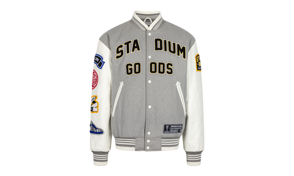 Grey Varsity Jacket "Champions League"