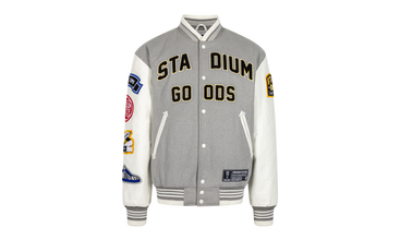 Grey Varsity Jacket 