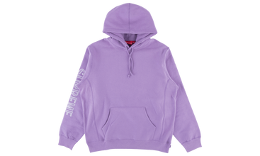 Sleeve Embroidery Hooded Sweatshirt 