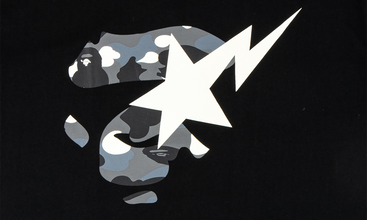 City Camo Ape Face On Bapesta Tee