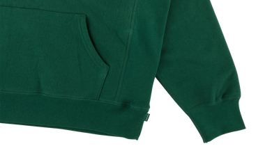 Perforated Leather Hooded Sweatshirt 