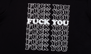 Hysteric Glamour F*ck You Football Top 