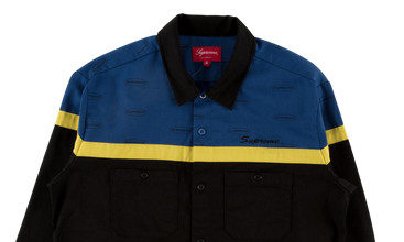 Color Blocked Work Shirt 