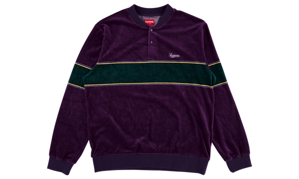 Velour Snap Henley "FW 17"