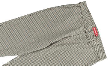 Mini Check Plaid Work Pant 