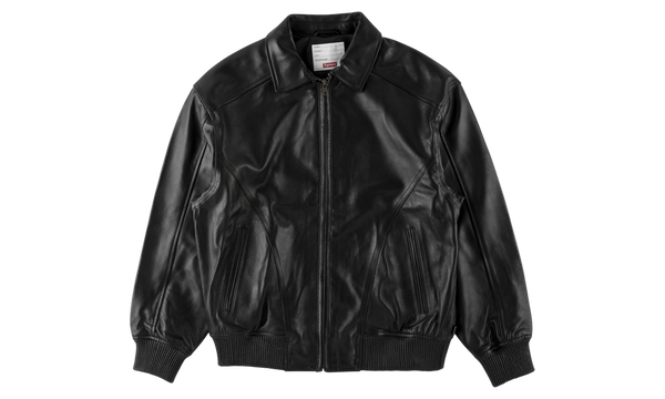 Studded Arc Logo Leather Jacket "SS 18"