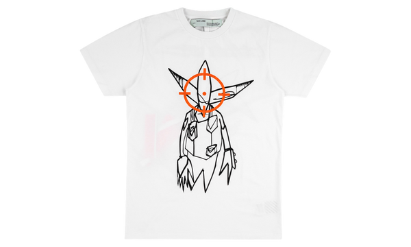 Futura Pointman # 2 White Tee "Virgil Abloh x MCA Figures of Speech"