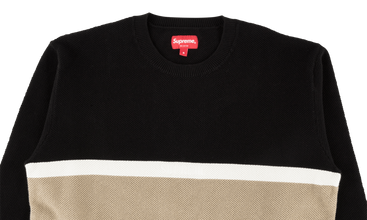 Split Pique Crewneck 
