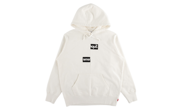 CDG Split Box Logo Hooded Sweatshirt 