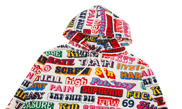 Text Hooded Sweatshirt