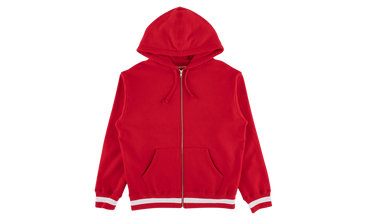 Old English Stripe Zip Up Hoodie 