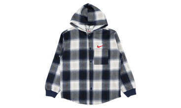 Nike Plaid Hooded Sweatshirt 