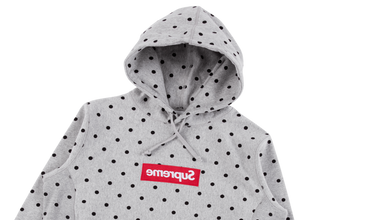 CDG Box Logo Hooded Sweatshirt 