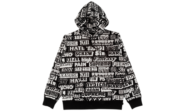 Hysteric Glamour Text Hoodie "FW 17"