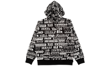 Hysteric Glamour Text Hoodie 