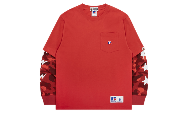 Color Camo College Layered L/S "Russell Athletic"
