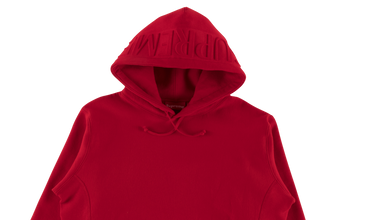 Embossed Logo Hooded Sweatshirt 