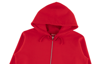 Rib Logo Zip Up Sweatshirt 