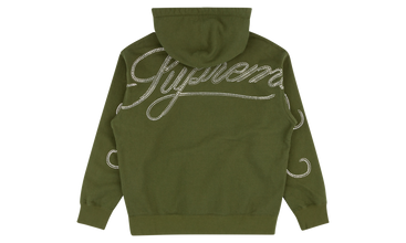 Rhinestone Script Hoodie 