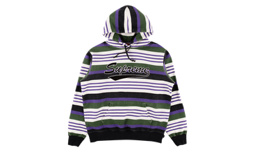 Striped Hooded Sweatshirt 