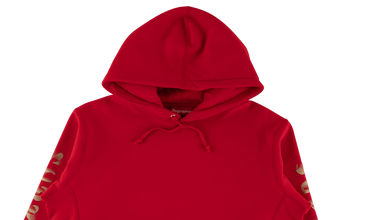 Gradient Sleeve Hooded Sweatshirt 