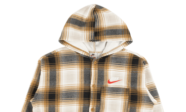 Nike Plaid Hooded Sweatshirt 
