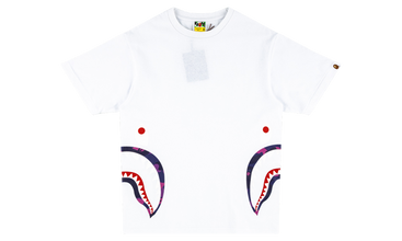 Color Camo Side Shark Tee
