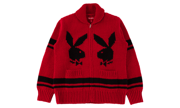 Playboy Shawl Collar Full Zip Sweater "FW 17"