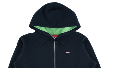 Contrast Zip Up Hooded Sweatshirt 