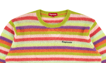 Stripe Mohair Sweater 