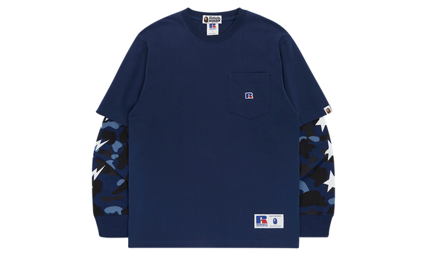 Color Camo College Layered L/S "Russell Athletic"