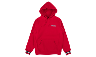 Striped Cuff Hooded Sweatshirt 
