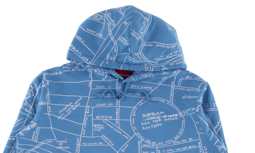Gonz Embroidered Map Hoodie 