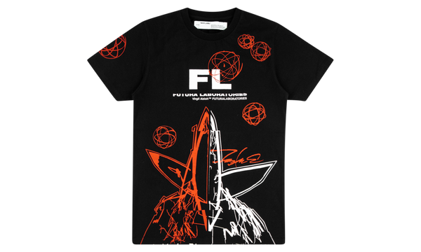Futura Pointman # 1 Black Tee "Virgil Abloh x MCA Figures of Speech"
