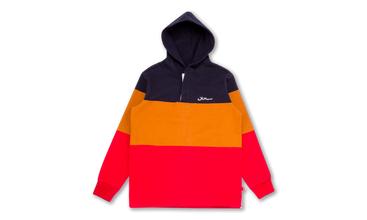 Block Striped Hooded Rugby