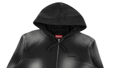 Bleached Zip Up Sweatshirt 